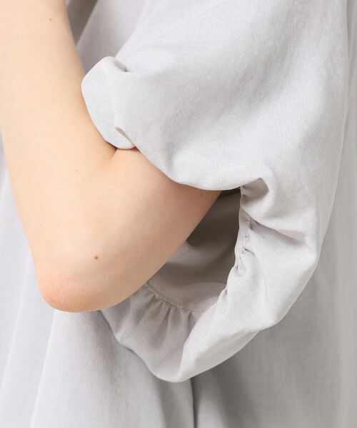 Dessin / デッサン レザーブルゾン・ジャケット | 【洗える】ドローコード付きバルーン袖ブルゾン | 詳細17