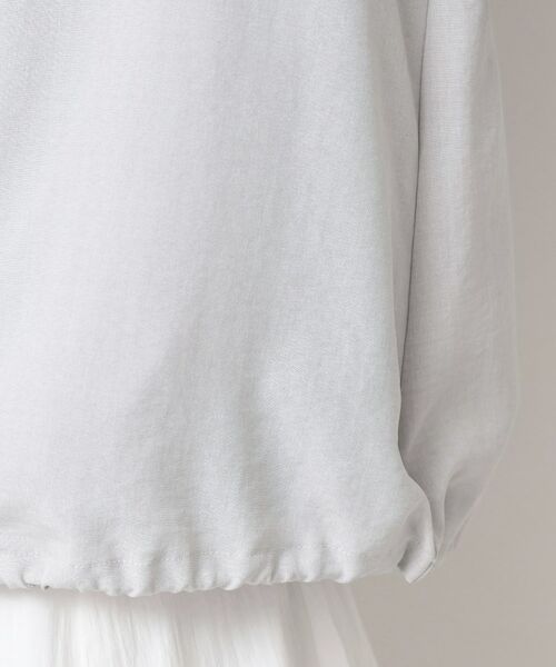 Dessin / デッサン レザーブルゾン・ジャケット | 【洗える】ドローコード付きバルーン袖ブルゾン | 詳細18