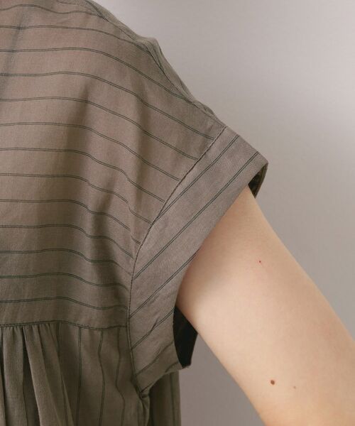 Dessin / デッサン ミニ丈・ひざ丈ワンピース | 【洗える】シアーシャツワンピース | 詳細13