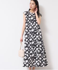 Dessin / デッサン ロング・マキシ丈ワンピース | 【リンクコーデ・洗える】フラワープリントワンピース