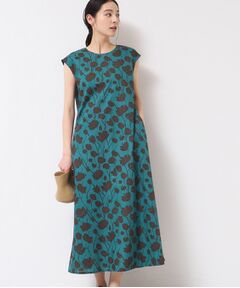 Dessin / デッサン ロング・マキシ丈ワンピース | 【リンクコーデ・洗える】フラワープリントワンピース