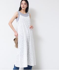 Dessin / デッサン ワンピース | 【洗える】刺繍柄インドレースキャミワンピース