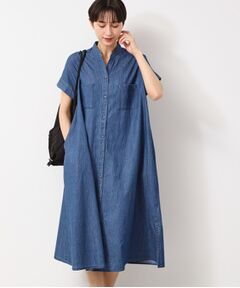 現行モデル✨ランバンオンブルー シアーワッシャータフタギャザーワンピース 36 現行モデル✨ランバンオンブルー シアーワッシャータフタ
