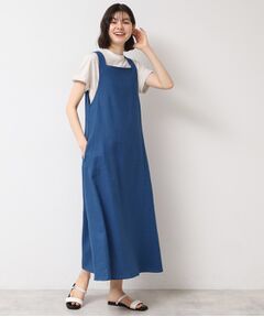 Dessin / デッサン ロング・マキシ丈ワンピース | 【洗える】テントラインジャンパースカート