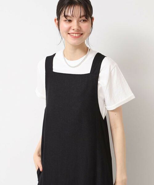 Dessin / デッサン ロング・マキシ丈ワンピース | 【洗える】テントラインジャンパースカート | 詳細1