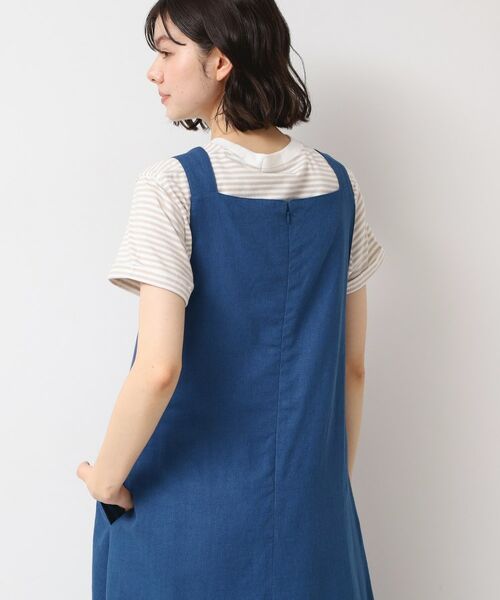 Dessin / デッサン ロング・マキシ丈ワンピース | 【洗える】テントラインジャンパースカート | 詳細10