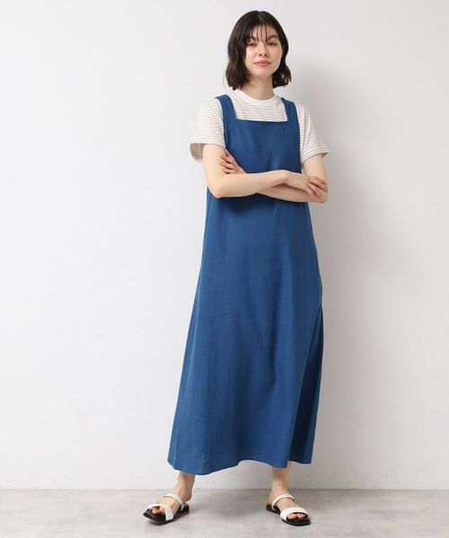 Dessin / デッサン ロング・マキシ丈ワンピース | 【洗える】テントラインジャンパースカート | 詳細11