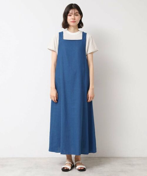 Dessin / デッサン ロング・マキシ丈ワンピース | 【洗える】テントラインジャンパースカート | 詳細13