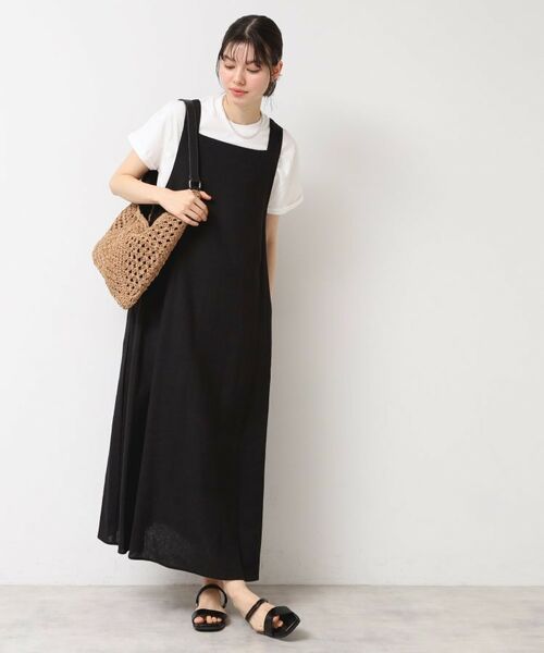 Dessin / デッサン ロング・マキシ丈ワンピース | 【洗える】テントラインジャンパースカート | 詳細2