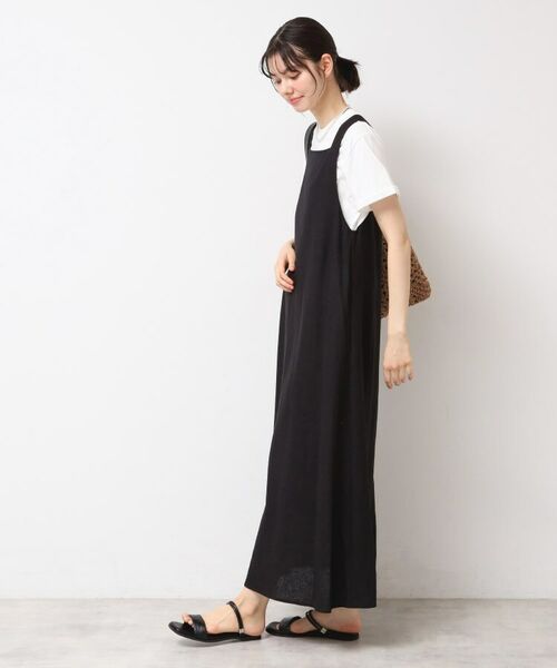Dessin / デッサン ロング・マキシ丈ワンピース | 【洗える】テントラインジャンパースカート | 詳細3