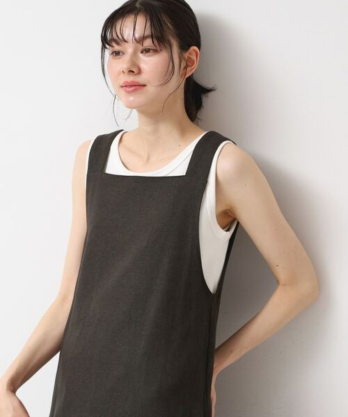 Dessin / デッサン ロング・マキシ丈ワンピース | 【洗える】テントラインジャンパースカート | 詳細5