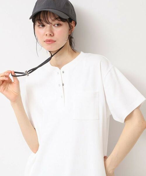 Dessin / デッサン ロング・マキシ丈ワンピース | 【洗える】ヘンリーネックジャージワンピース | 詳細1