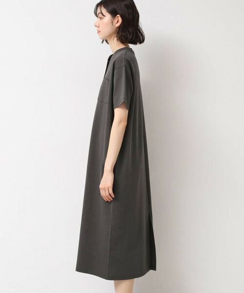 Dessin / デッサン ロング・マキシ丈ワンピース | 【洗える】ヘンリーネックジャージワンピース | 詳細10