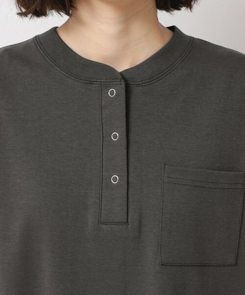 Dessin / デッサン ロング・マキシ丈ワンピース | 【洗える】ヘンリーネックジャージワンピース | 詳細12