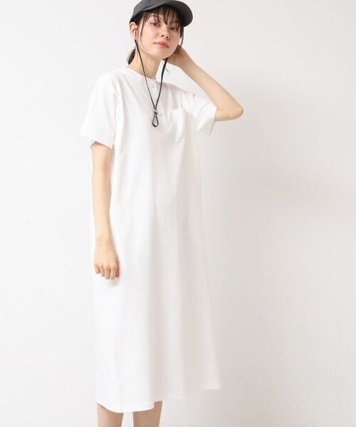 Dessin / デッサン ロング・マキシ丈ワンピース | 【洗える】ヘンリーネックジャージワンピース | 詳細2