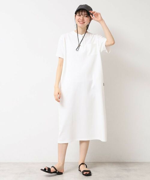 Dessin / デッサン ロング・マキシ丈ワンピース | 【洗える】ヘンリーネックジャージワンピース | 詳細3