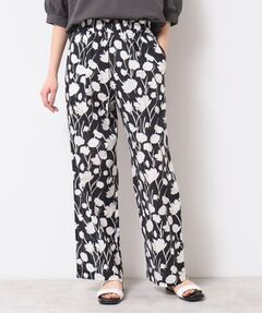 Dessin / デッサン パンツ | 【ウエストゴム・洗える】フラワープリントパンツ
