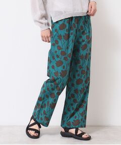 Dessin / デッサン パンツ | 【ウエストゴム・洗える】フラワープリントパンツ