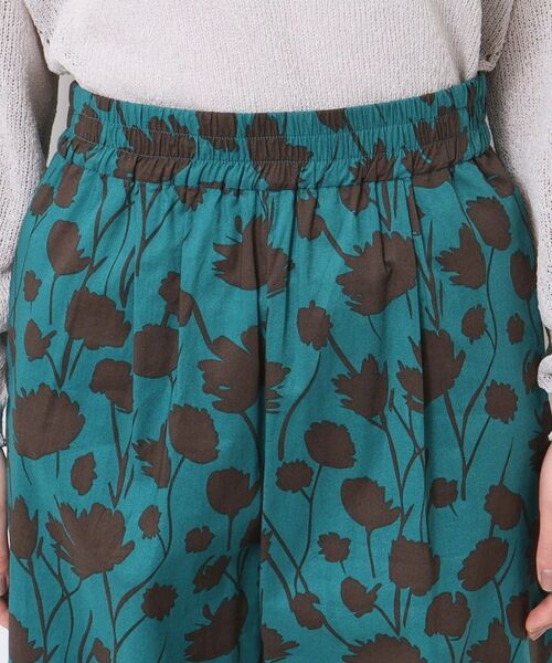 Dessin / デッサン パンツ | 【ウエストゴム・洗える】フラワープリントパンツ | 詳細12