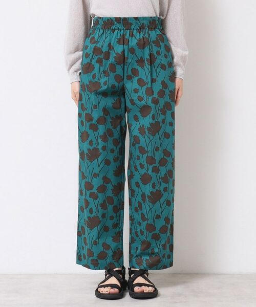 Dessin / デッサン パンツ | 【ウエストゴム・洗える】フラワープリントパンツ | 詳細9