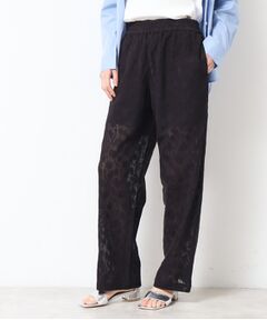 Dessin / デッサン パンツ | 【ウエストゴム・洗える】刺繍柄インドレースパンツ