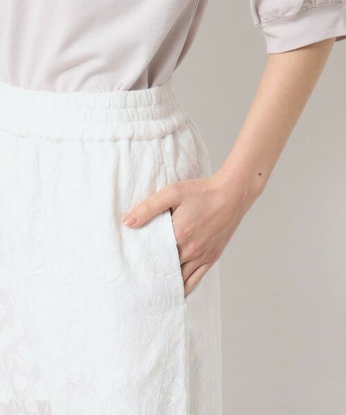 Dessin / デッサン パンツ | 【ウエストゴム・洗える】刺繍柄インドレースパンツ | 詳細16