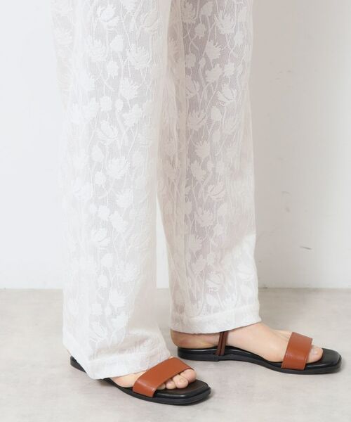 Dessin / デッサン パンツ | 【ウエストゴム・洗える】刺繍柄インドレースパンツ | 詳細17