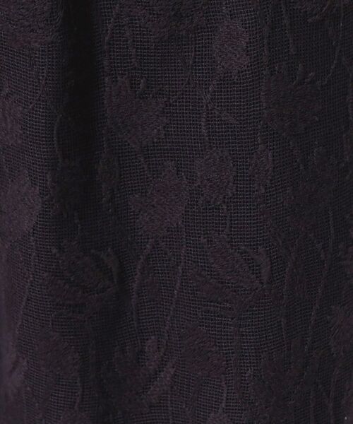 Dessin / デッサン パンツ | 【ウエストゴム・洗える】刺繍柄インドレースパンツ | 詳細4