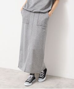 Dessin / デッサン ロング・マキシ丈スカート | 【セットアップ可能・洗える】ラメ入り裏毛タイトスカート（S～L）