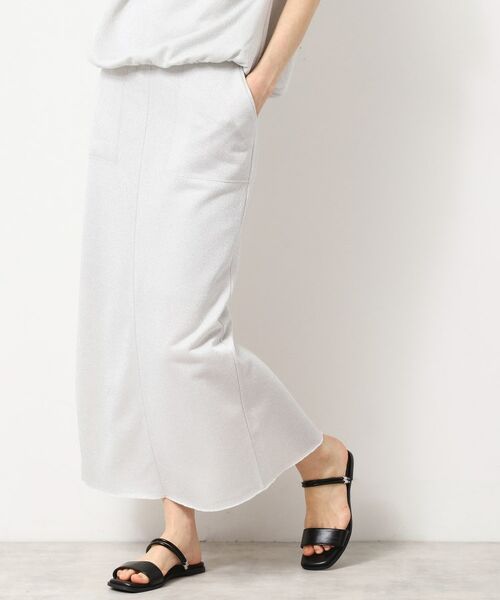 Dessin / デッサン ロング・マキシ丈スカート | 【セットアップ可能・洗える】ラメ入り裏毛タイトスカート(S~L) | 詳細1