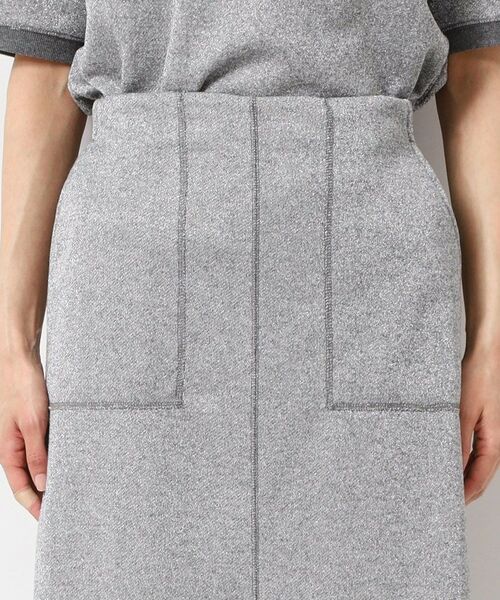 Dessin / デッサン ロング・マキシ丈スカート | 【セットアップ可能・洗える】ラメ入り裏毛タイトスカート(S~L) | 詳細12