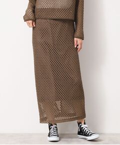 Dessin / デッサン ロング・マキシ丈スカート | 【セットアップ可能・洗える】メッシュレーススカート