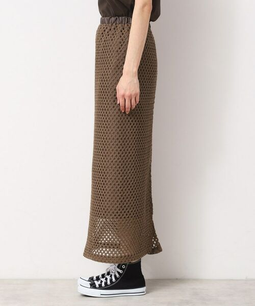 Dessin / デッサン ロング・マキシ丈スカート | 【セットアップ可能・洗える】メッシュレーススカート | 詳細10