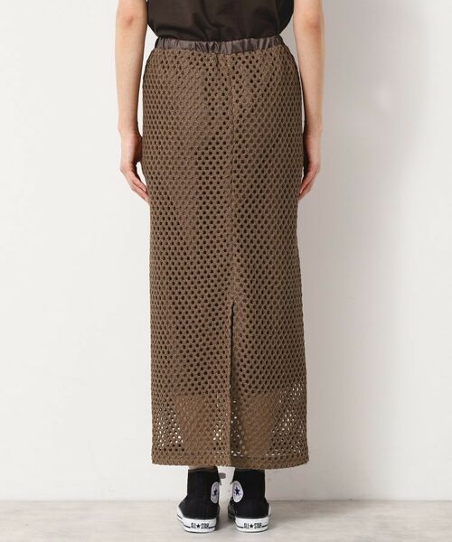 Dessin / デッサン ロング・マキシ丈スカート | 【セットアップ可能・洗える】メッシュレーススカート | 詳細11