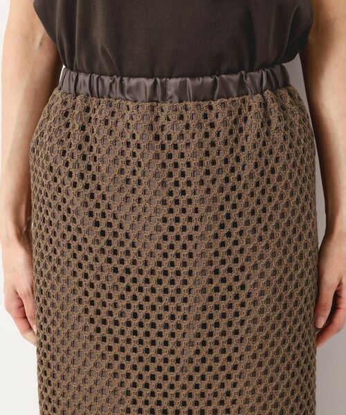 Dessin / デッサン ロング・マキシ丈スカート | 【セットアップ可能・洗える】メッシュレーススカート | 詳細12