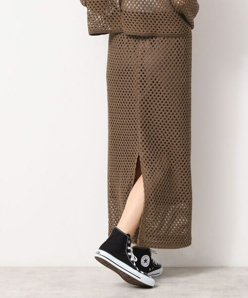 Dessin / デッサン ロング・マキシ丈スカート | 【セットアップ可能・洗える】メッシュレーススカート | 詳細6