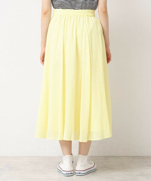 Dessin / デッサン ロング・マキシ丈スカート | 【ウエストゴム・洗える】コットンフレアースカート | 詳細15