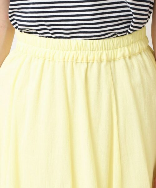 Dessin / デッサン ロング・マキシ丈スカート | 【ウエストゴム・洗える】コットンフレアースカート | 詳細16