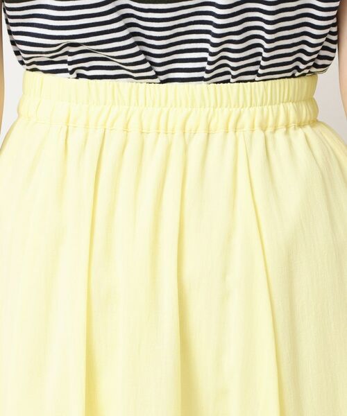 Dessin / デッサン ロング・マキシ丈スカート | 【ウエストゴム・洗える】コットンフレアースカート | 詳細17