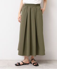 Dessin / デッサン ロング・マキシ丈スカート | 【撥水・セットアップ可能・ウエストゴム】フレアースカート