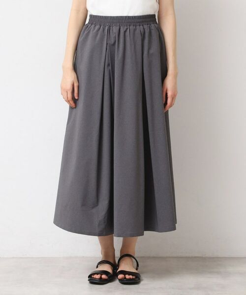 Dessin / デッサン ロング・マキシ丈スカート | 【撥水・セットアップ可能・ウエストゴム】フレアースカート | 詳細13