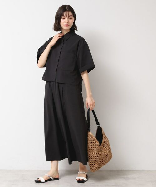 Dries VanNotenミニマルなブラックスカート洗練されたシルエット 厚着しないで、こっそりあたたか♡ 「エニポカ」シリーズ