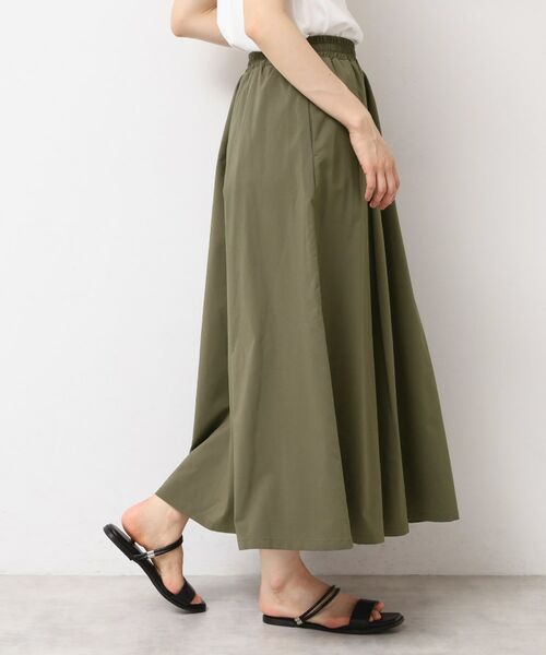 Dessin / デッサン ロング・マキシ丈スカート | 【撥水・セットアップ可能・ウエストゴム】フレアースカート | 詳細5