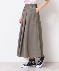 Dessin / デッサン ロング・マキシ丈スカート | 【ウエストゴム・洗える】ナイロンフレアスカート