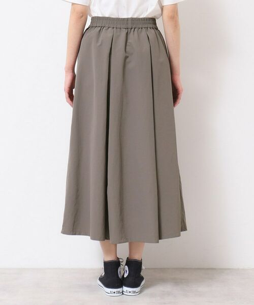 Dessin / デッサン ロング・マキシ丈スカート | 【ウエストゴム・洗える】ナイロンフレアスカート | 詳細15