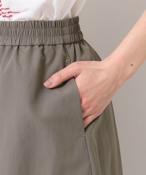 Dessin / デッサン ロング・マキシ丈スカート | 【ウエストゴム・洗える】ナイロンフレアスカート | 詳細17