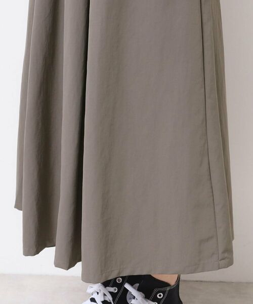 Dessin / デッサン ロング・マキシ丈スカート | 【ウエストゴム・洗える】ナイロンフレアスカート | 詳細18