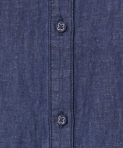 Dessin / デッサン シャツ・ブラウス | 【洗える】ギャザーフリル綿麻デニムブラウス | 詳細8