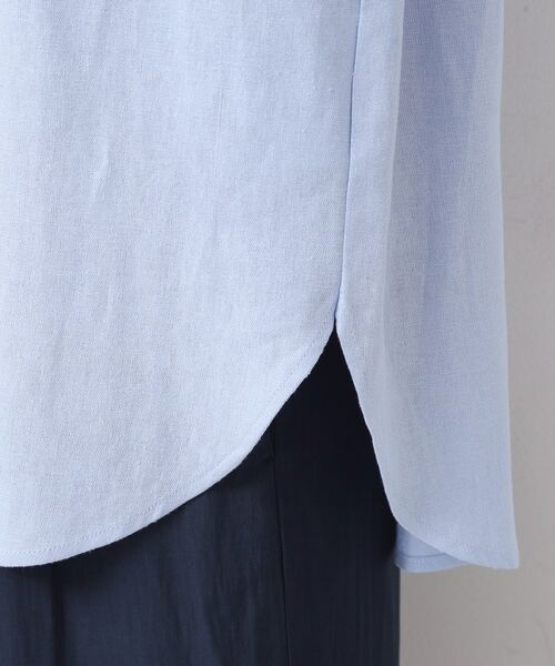 Dessin / デッサン シャツ・ブラウス | 【洗える】シャツカラーフレンチスリーブブラウス(XS~L) | 詳細18