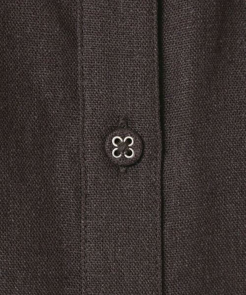 Dessin / デッサン シャツ・ブラウス | 【洗える】シャツカラーフレンチスリーブブラウス(XS~L) | 詳細4